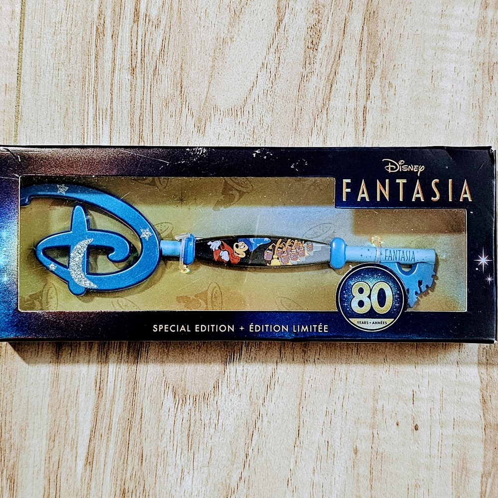 Disney Fantasia 80th Anniversary Commemorative Key Special Edition - New In Box